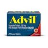 Advil Ibuprofen Tablets, 24 Count, 6 Per Pack, 12 Per Case