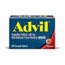 Advil Ibuprofen Tablets, 24 Count, 6 Per Pack, 12 Per Case