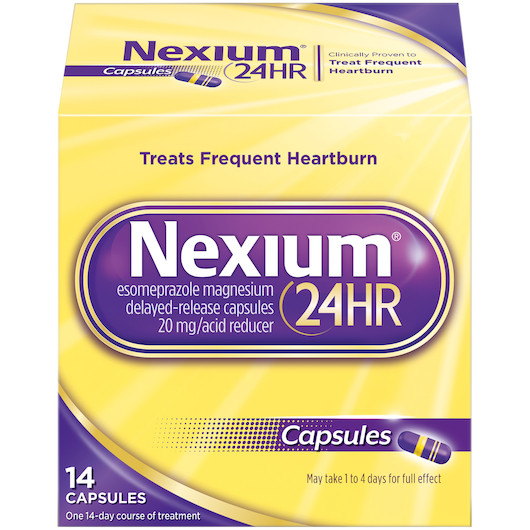 Nexium Acid Reducer Delayed-Released Tablets, 14 Each, 4 Per Pack, 6 Per Case