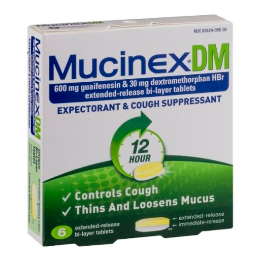 Mucinex Dm Regular Strength Blister Pack, 6 Each, 24 Per Case