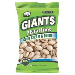Giant Snack Inc Giants Pistachios Sour Cream Onion, 4.5 Ounces, 8 Per Case