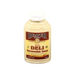 Beaver Deli Horseradish Bottle, 12 Ounce, 6 Per Case