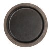 Lodge Round Wood Walnut Stain Underliner, 6 Per Case
