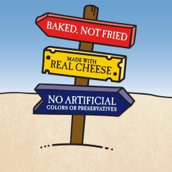 Pirate s Booty Aged White Cheddar with Peg Hole, 1 Ounce Bag (Pack of 12)