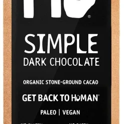 Hu Organic 70% Vegan Dark Chocolate Simple Bar, 2.1 Oz (24 Packs)