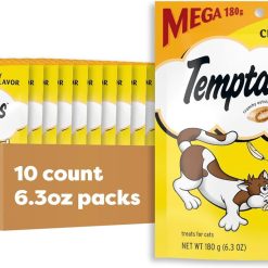 Whiskas Temptations Tasty Chicken Flavor Mega Bag, 6.3 Ounces, 10 Per Case