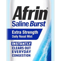 Afrin 2.1% Extra Strength Seawater Saline, 25 Fluid Ounce, 2 Per Pack, 12 Per Case