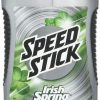 Mennen Men s Speed Stick 24 Hour Irish Spring Anti-Perspirant Deodorant Stick, 2.7 Ounce, 12 Per Case