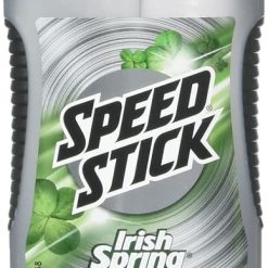 Mennen Men s Speed Stick 24 Hour Irish Spring Anti-Perspirant Deodorant Stick, 2.7 Ounce, 12 Per Case