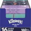 Kleenex On The Go Facial Tissues, 160 Count, 6 Per Case