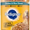 Pedigree Chopped Ground Dinner Chicken & Rice Dinner, 13.2 Ounce, 12 Per Case