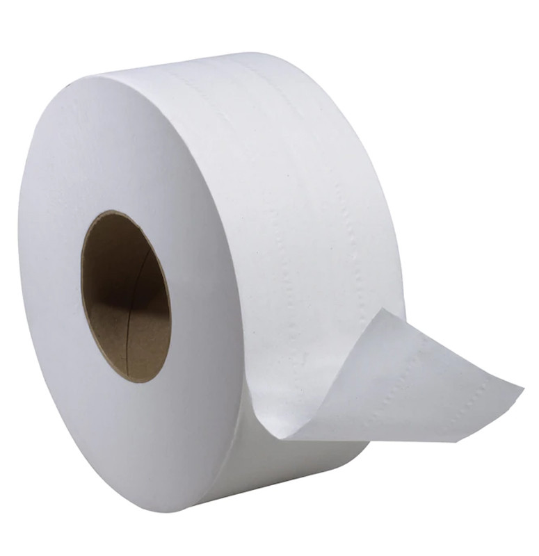 Sustainable Earth Jumbo Jr. Bath Tissue, 100% Recycled, 2-Ply, 3 1/2 x 1,000 ft, 6/Carton