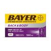 Bayer Back And Body Aspirin, 50 Caplets, 3 Per Box, 12 Per Case