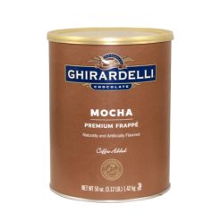 Ghirardelli Mocha Frappe, 3.12 Lb Can, 6/Case