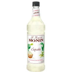 Monin Cupcake Flavored Syrup, 1 Liter, 4 Per Case