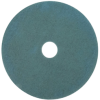 27", AQUA, BURNISHING FLOOR PADS, 3M, 5/CT