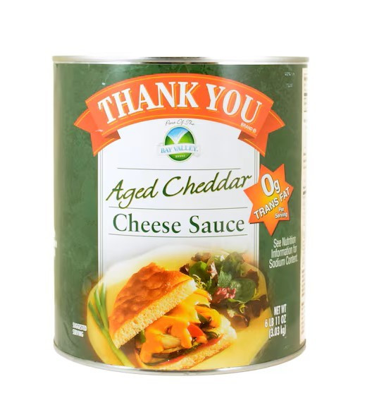 Thank You Aged Cheddar Cheese Sauce, 107 Ounce, 6 Per Case