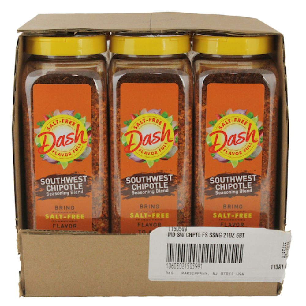 Dash Southwest Chipotle Seasoning, 21 Ounces, 6 Per Case