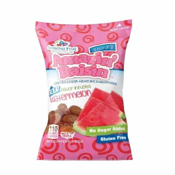 Amazin Raisin Watermelon Infused Raisin, 1.3 Ounce, 250 Per Case