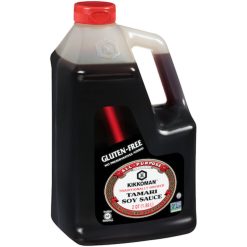 Kikkoman Preservative Free Gluten Free Tamari Soy Sauce, 0.5 Gallon, 6 Per Case
