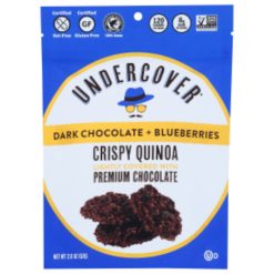Undercover Snacks Dark Chocolate Blueberries, 2 Ounces, 12 Per Case