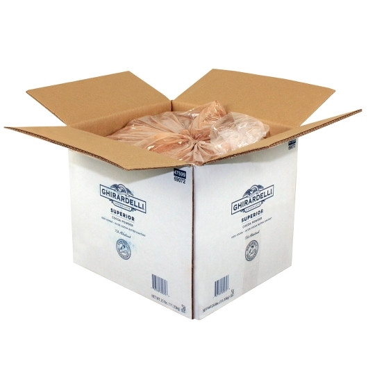 Ghirardelli Superior 10/12% Cocoa Powder Bulk, 25 Pound