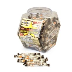 Peanut Butter Bars Candy Jar, 0.36 Ounce, 160 Per Box, 6 Boxes Per Case