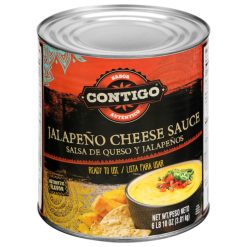 Contigo Jalapeno Cheese Sauce, 6.625 Pound, 6 Cans Per Case