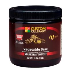 Masters Touch All Natural Gluten Free Reduced Sodium No Msg Added Vegan Vegetable Base, 1 Pounds, 6 Per Case