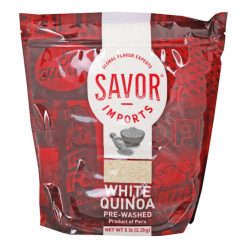 Savor Imports Peruvian White Quinoa 5 Pounds -2 Per Case