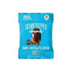 Skinny Dipped Almonds Dark Chocolate Cocoa Almonds Single Serve Packets, 0.46 Ounce, 24 Per Case