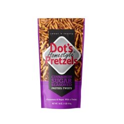 Dot s Cinnamon Sugar Pretzel Twists Case, 16 Ounce, 16 Per Case