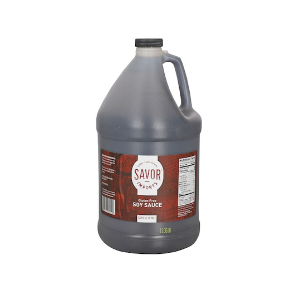 Savor Imports Gluten Free Soy Sauce, 1 Gallon, 4 Per Case
