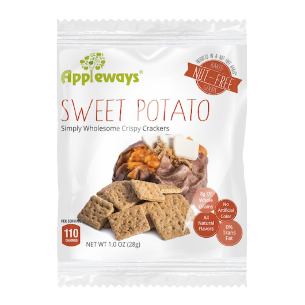 Appleways Sweet Potato Cracker, 1 Ounce, 108 Per Case