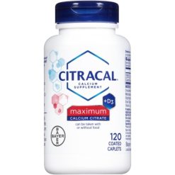 Citracal Maximum 120Ct, 120 Piece, 3 Bottles Per Box, 8 Boxes Per Case
