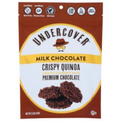 Undercover Snacks Milk Chocolate 2 Ounce Bag, 2 Ounces, 12 Per Case