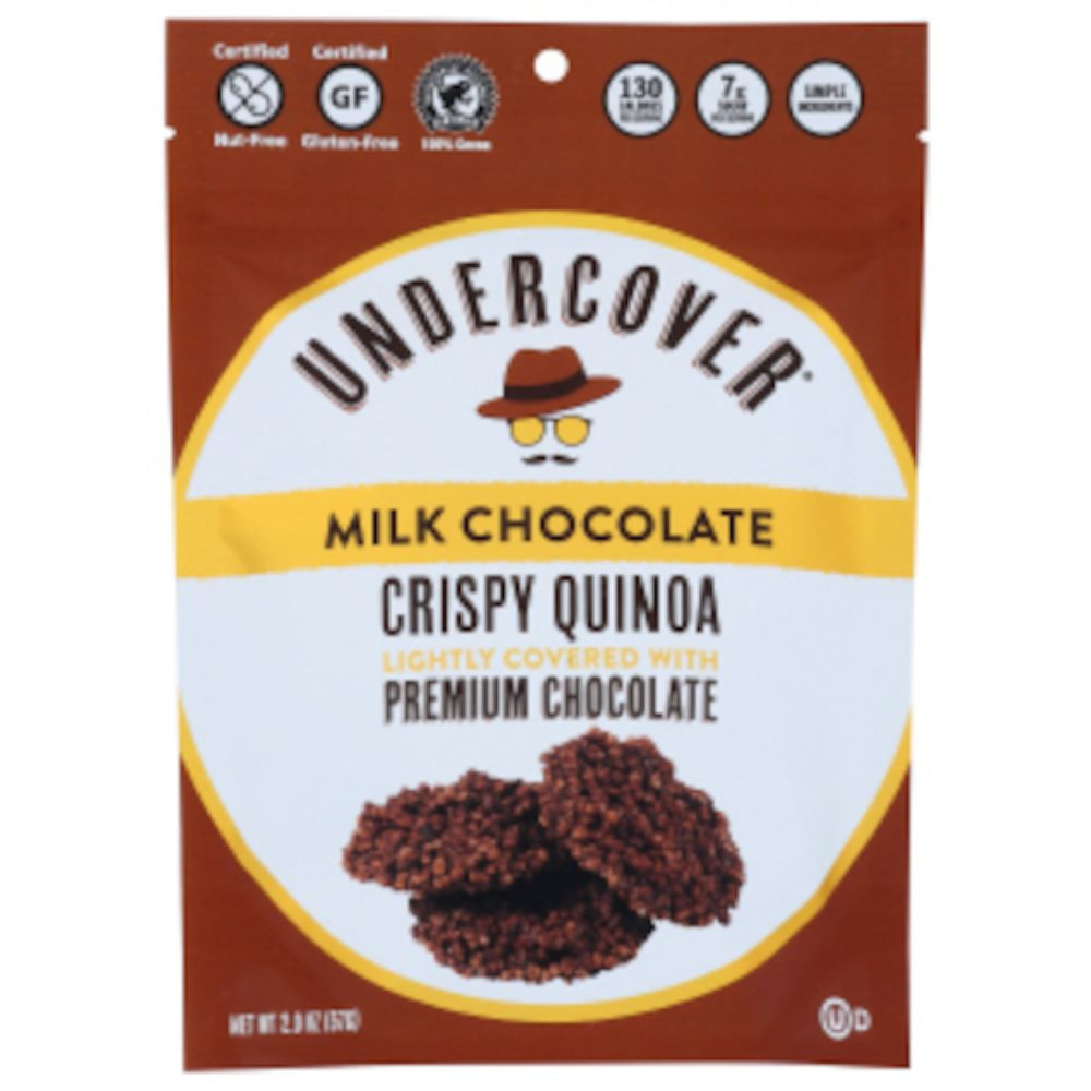 Undercover Snacks Milk Chocolate 2 Ounce Bag, 2 Ounces, 12 Per Case