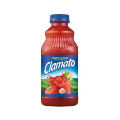 Clamato Plastic Clamato Juice, 32 Fluid Ounces - 12 Per Case