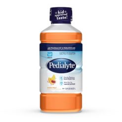 Pedialyte Fruit Flavored 1 Liter Electrolyte Solution, 33.8 Fluid Ounce, 8 Per Case