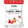 Think Jerky Sriracha Honey Turkey Jerky Case, 1 Ounce, 12 Bags Per Box, 4 Boxes Per Case