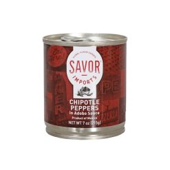 Savor Imports Chipotle Peppers In Adobo Sauce, 7 Ounce, 24 Per Case