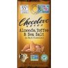 Chocolove Almonds Toffee Sea Salt Dark Chocolate, 3.2 Ounces, 12 Per Box, 12 Boxes Per Case