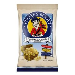 Pirate s Booty Aged White Cheddar Cheese Puffs, 1 Ounces, 24 Per Case