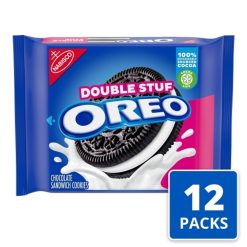 Oreo Original Double Stuf Cookies, 14.03 Ounce, 12 Packs Per Case