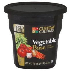 Custom Culinary Gold Label Vegetable, Gluten Free, Vegan Base, 1 Pound, 6 Per Case