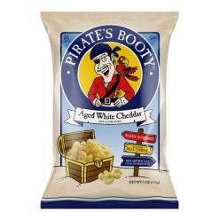 Pirate s Booty Aged White Cheddar Cheese Puffs, 4 Ounces, 12 Per Case