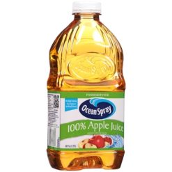 Ocean Spray 100% Apple Juice, 60 Fluid Ounce Bottles - 8 Per Case