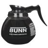 Bunn Black Handle 12 Cup Glass Coffee Decanter, 3 Count