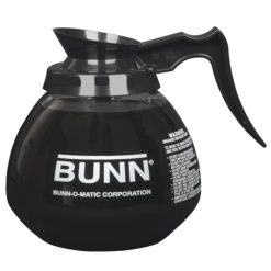 Bunn Black Handle 12 Cup Glass Coffee Decanter, 3 Count