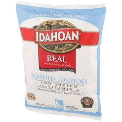 Idahoan Foods Low Sodium Real Mashed Potatoes, 25.2 Ounces - 12 Per Case